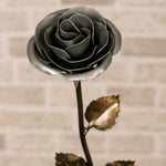 Silver Steel Rose - Old West Iron