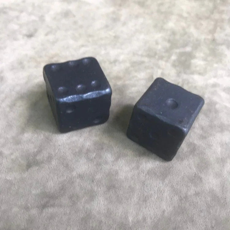 Forged Iron Dice - Old West Iron