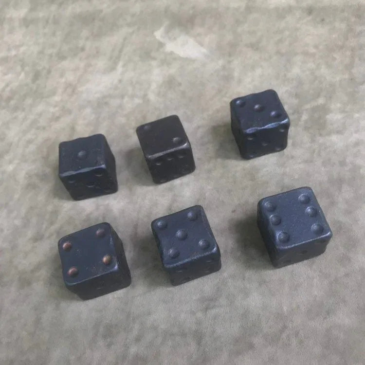 Forged Iron Dice - Old West Iron