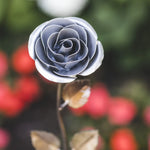 Silver Steel Rose - Old West Iron