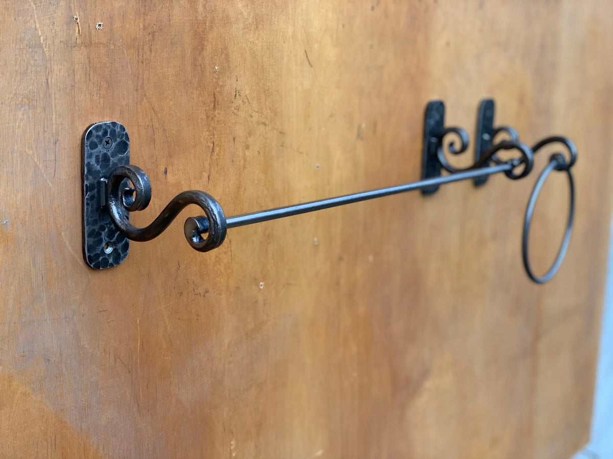 Rustic Bathroom Hardware Set - Old West Iron