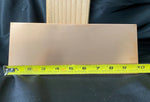 Raw Copper Metal Sheet 4"x10" 16 oz (aprox 24 gauge) - Old West Iron