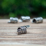 Viking Rune Beard Bead Coil Set (4-Pack) - Old West Iron