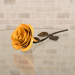 Iron Yellow Metal Rose - Old West Iron