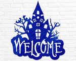 Haunted House Welcome Sign - Old West Iron