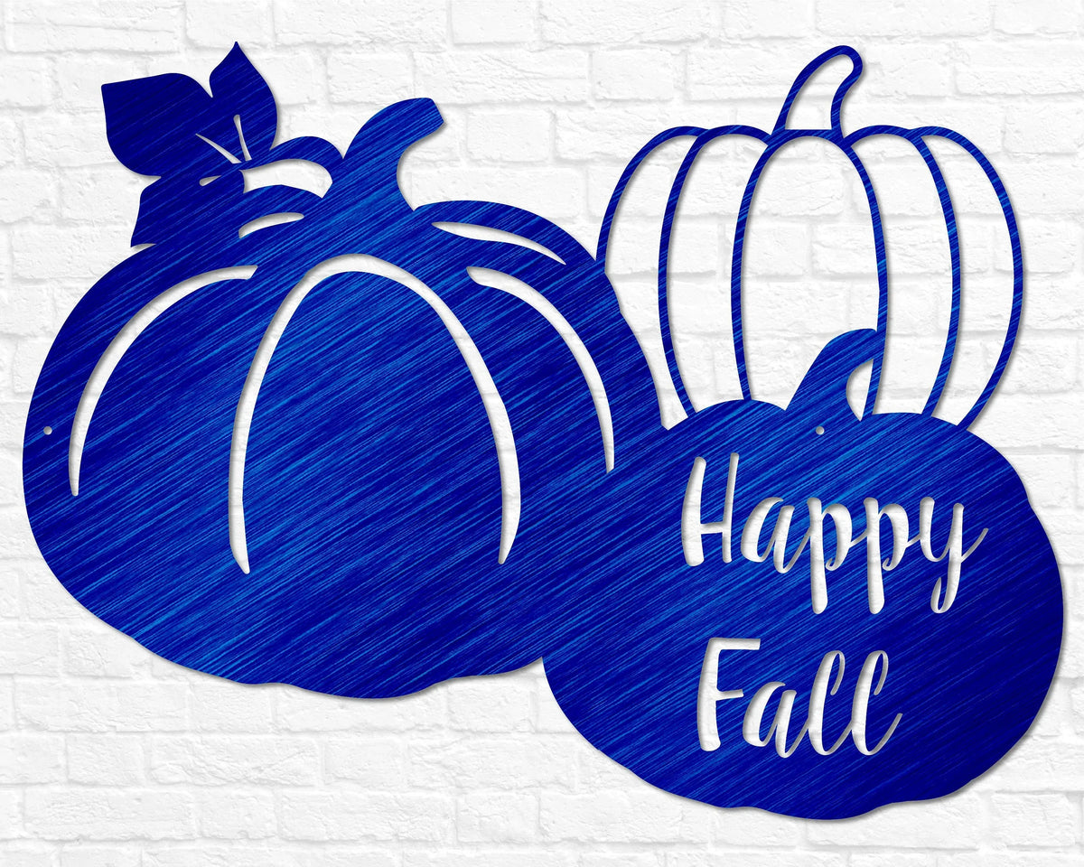 Happy Fall Pumpkins Cutout - Old West Iron