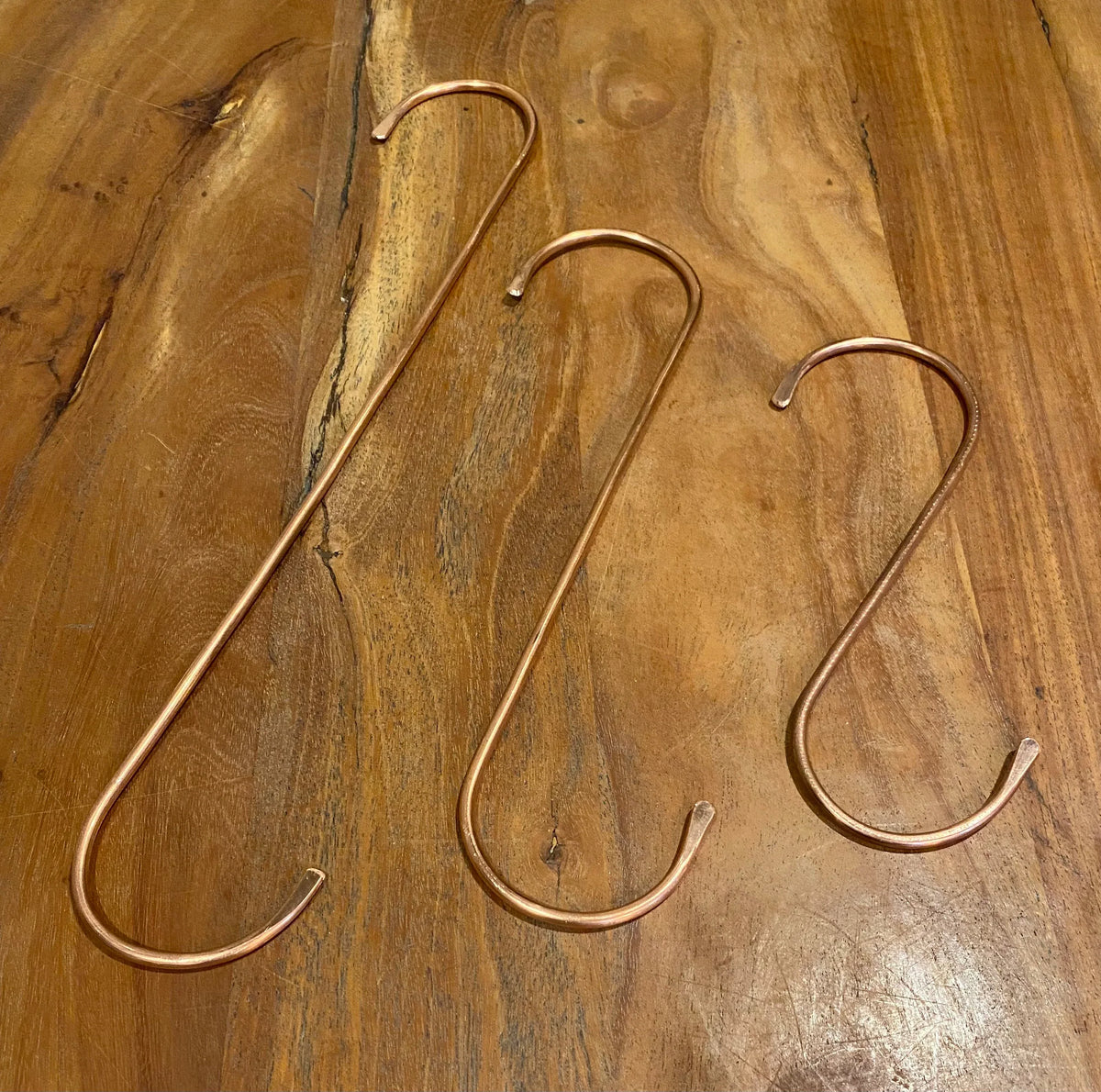 Copper Plant Hook - Old West Iron