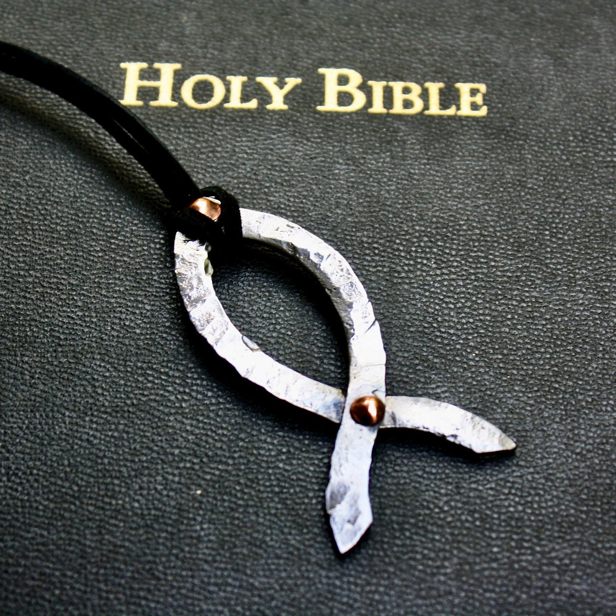 Jesus fish pendant, the fisher of men - Old West Iron
