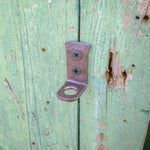 Hand forged barn door latch - Old West Iron