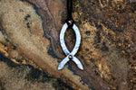 Jesus fish pendant, the fisher of men - Old West Iron