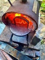 Heavy duty carbon steel smash burger press - Old West Iron