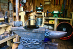 Heavy duty carbon steel smash burger press - Old West Iron