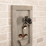 Framed Steel Rose - Old West Iron