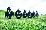 Shadow Casting Halloween Garden Stakes - Old West Iron