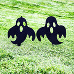 Shadow Casting Halloween Garden Stakes - Old West Iron