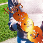Metal Happy Halloween Sign - Old West Iron
