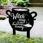 Halloween Witch Sign for Outdoor - Old West Iron