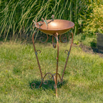 Antique Copper Birdbath - Old West Iron