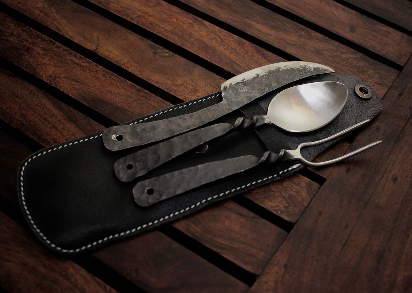 Hand Forged Medieval Cutlery Set Flatware Utensil
