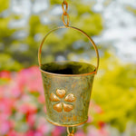 Daisy Bucket Rain Chain - Old West Iron