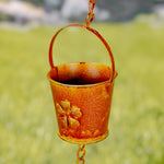 Daisy Bucket Rain Chain - Old West Iron