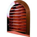Copper Louvered Gable Wall Vent - Old West Iron