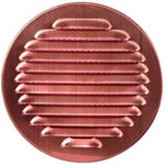 Round Copper Soffit Vent With Screen - Old West Iron