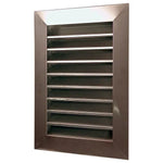 Stainless Steel Louvered Gable End Vent - Old West Iron