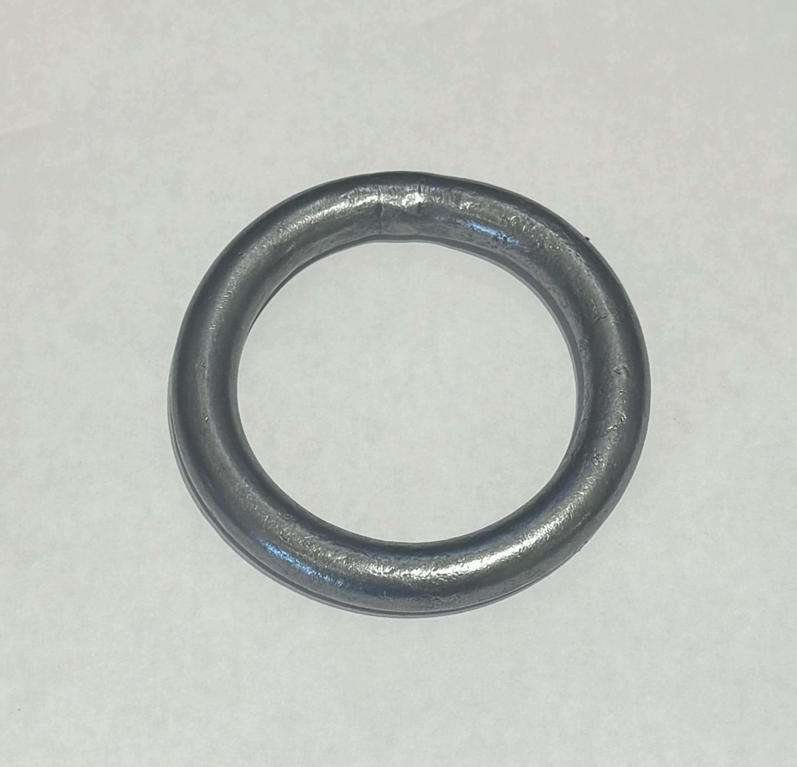 5/8” x 4 1/2” Smooth Steel Ring - Old West Iron