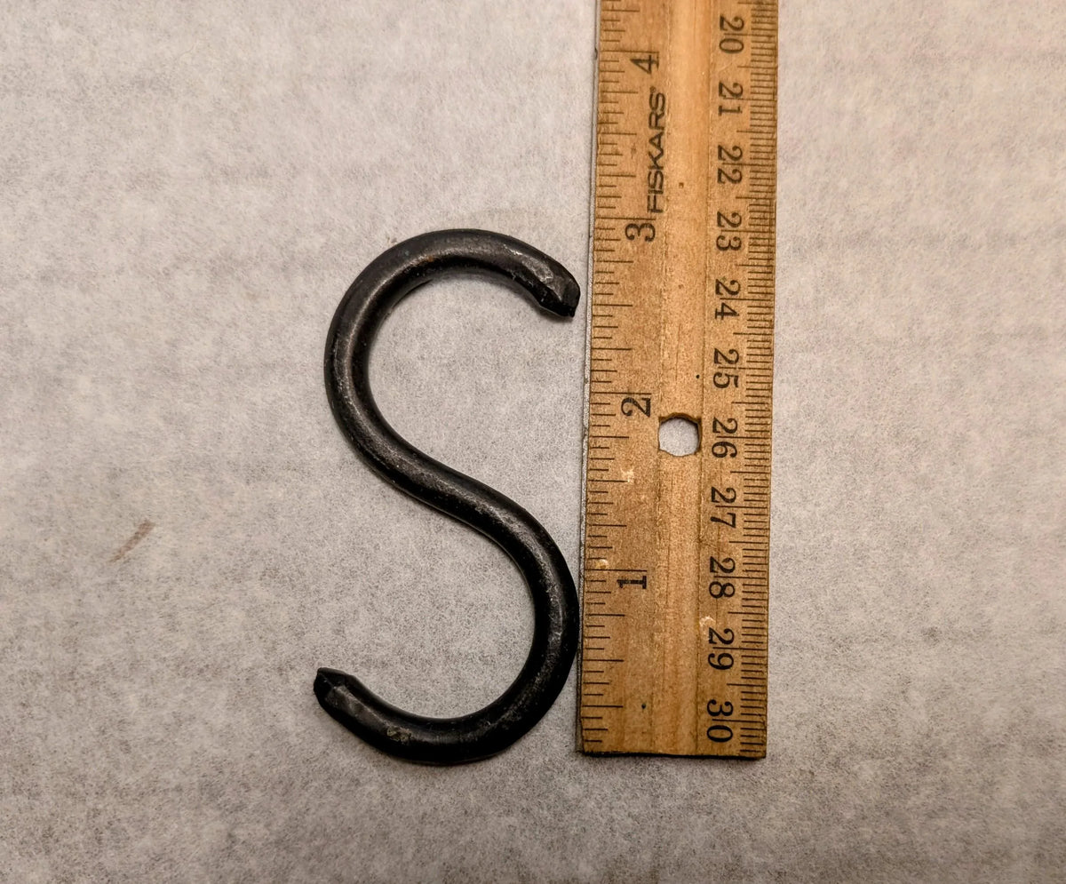Hand Forged Simple S Hooks - Old West Iron