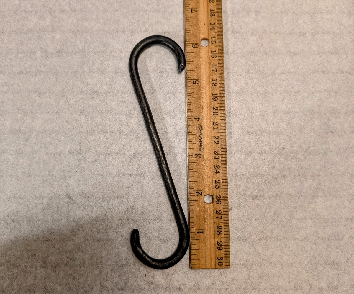 Hand Forged Simple S Hooks - Old West Iron
