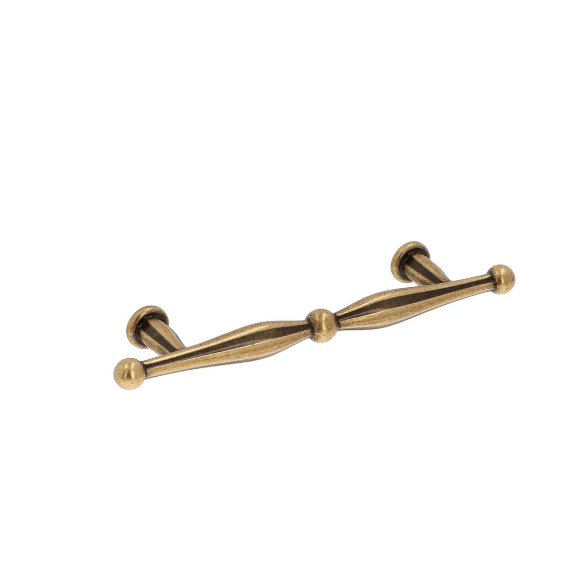 Antique Brass Cabinet Pulls & T-Bar Knobs - Old West Iron