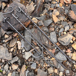 Hand Forged Rotisserie Ground Camping Spit - Old West Iron