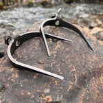 Hand Forged Rotisserie Ground Camping Spit - Old West Iron