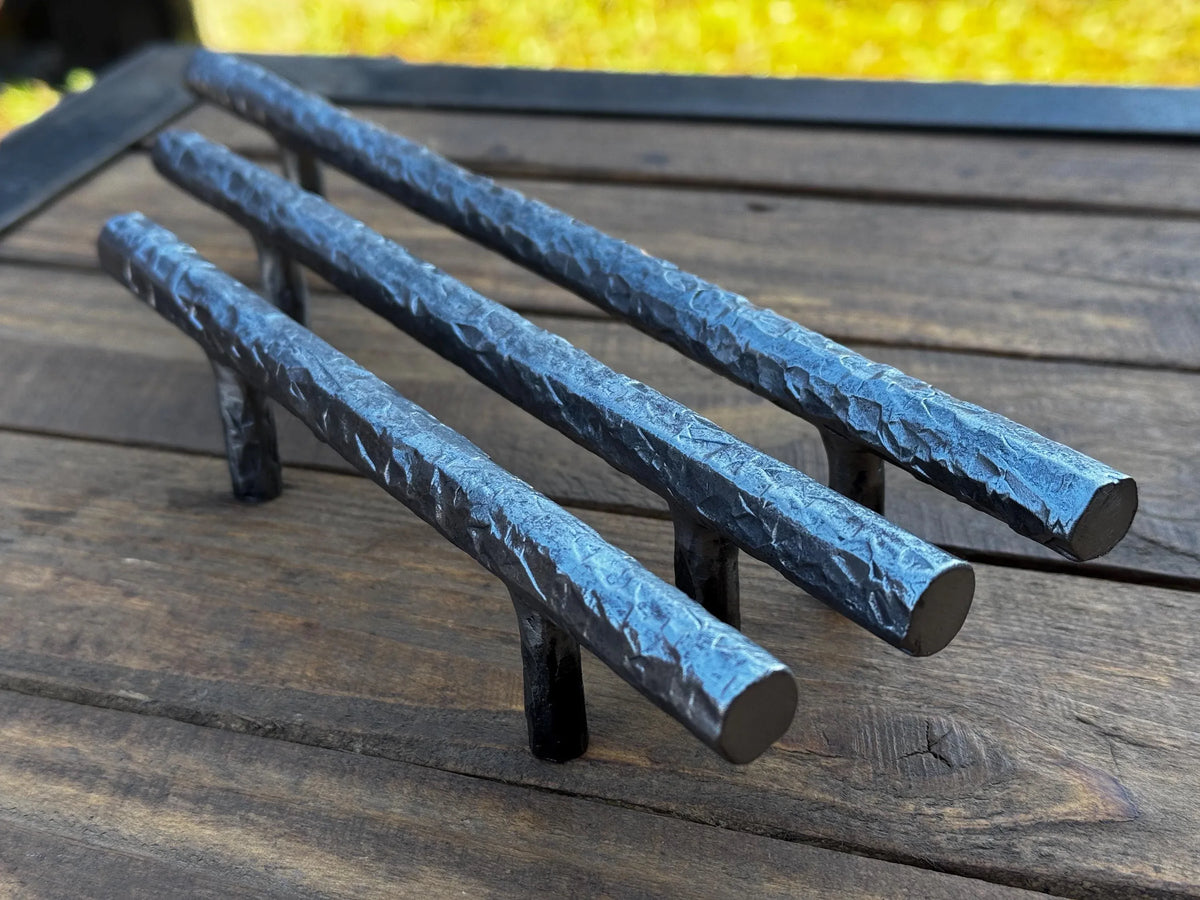 Hand forged modern industrial drawer pulls - Old West Iron