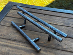 Hand forged modern industrial drawer pulls - Old West Iron
