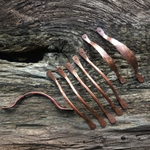 Delicate Solid Copper Drawer Pulls