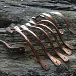 Delicate Solid Copper Drawer Pulls