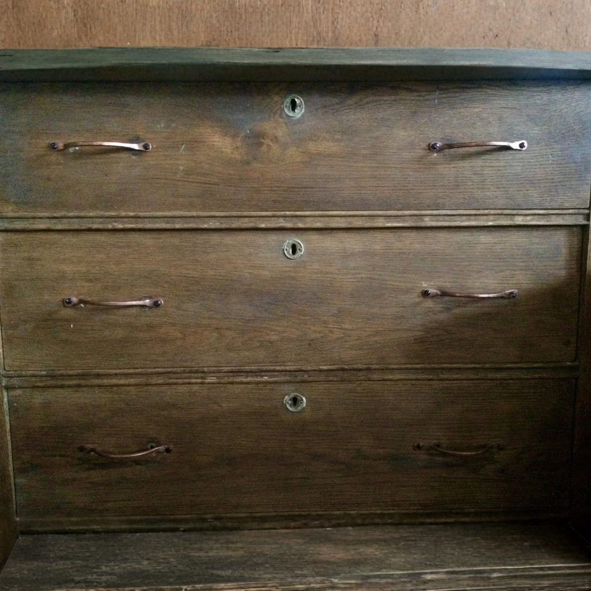 Delicate Solid Copper Drawer Pulls