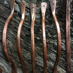 Delicate Solid Copper Drawer Pulls
