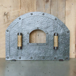 Custom Tuscan Arched Freestanding Pizza Oven Door