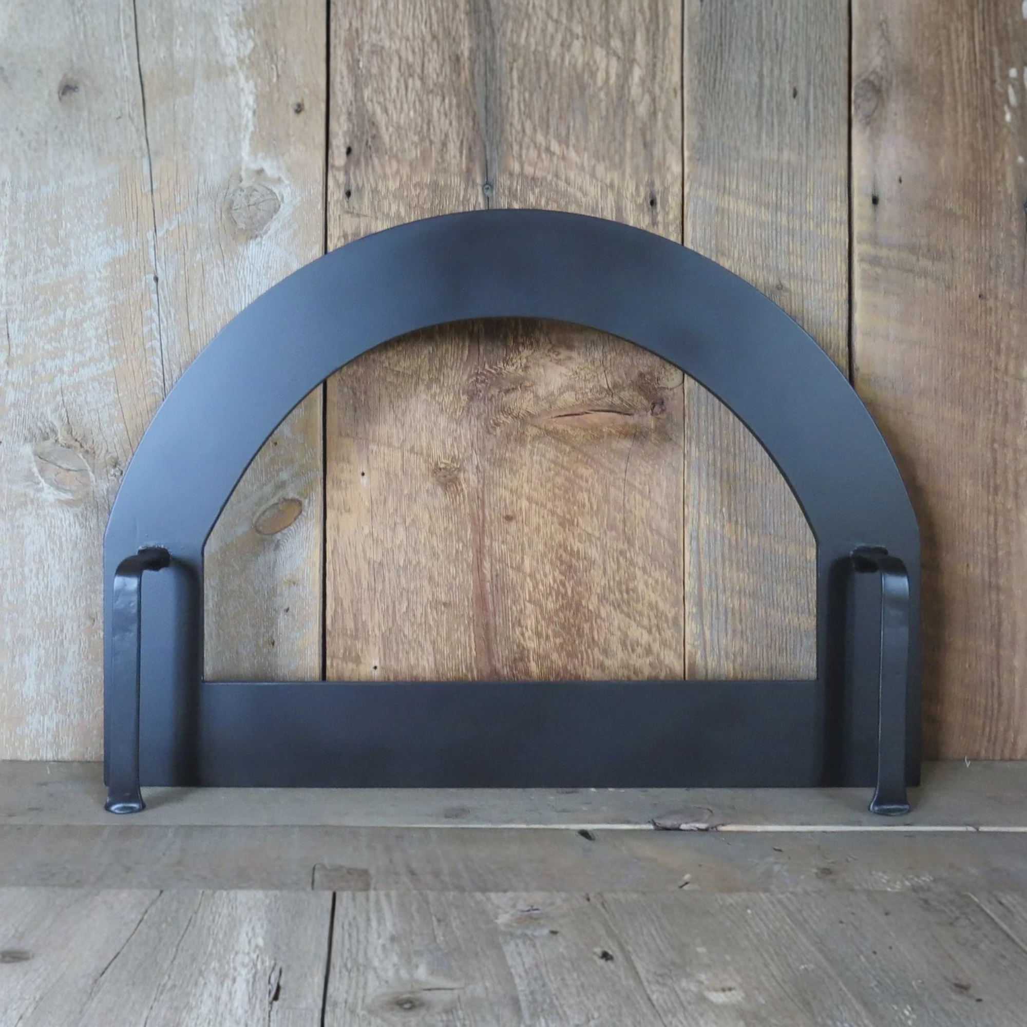 Custom Modern Arched Hinged Pizza Oven Door