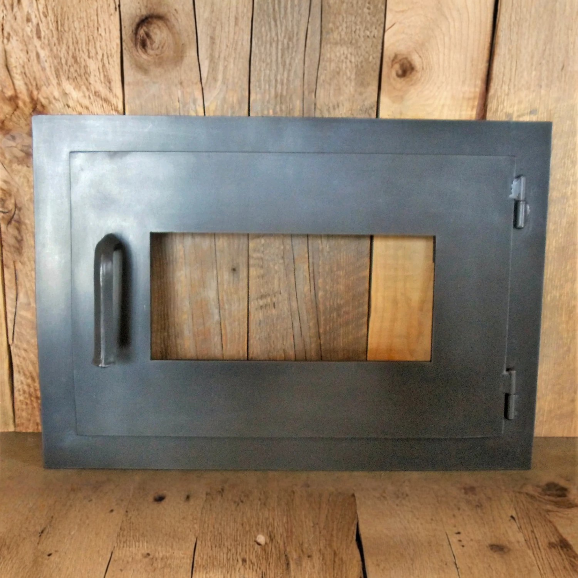 Custom Modern Rectangle Hinged Pizza Oven Door