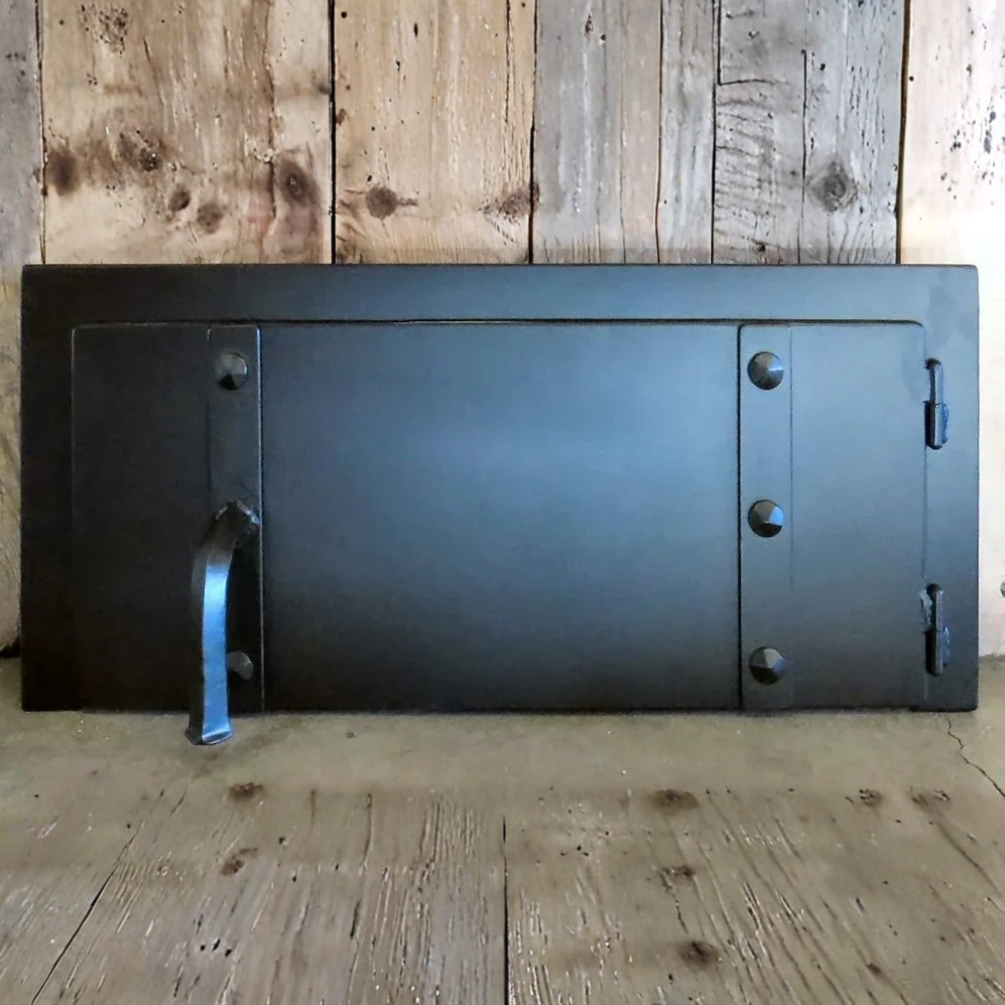 Custom Mediterranean Rectangle Hinged Pizza Oven Door