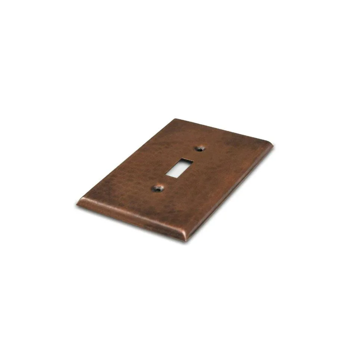 Solid Copper Hammered Switch Plate Cover