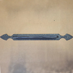 EN STOCK Porte-serviettes authentique en fer forgé en forme de pointe de flèche