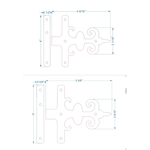 Georgian Iron Hinge