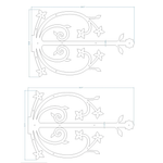 Polish Iron Garage Door Dummy Hinge Strap