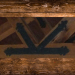 British Fleur De Lis Iron "K" Plate - Old West Iron