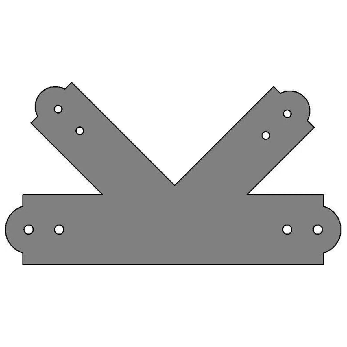 Colonial Iron "K" Plate - Old West Iron